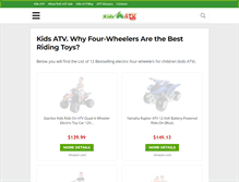 Tablet Screenshot of kidsatvsale.com